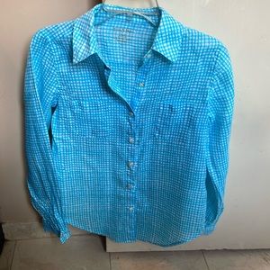 Lilli Pulitzer Gingham shirt